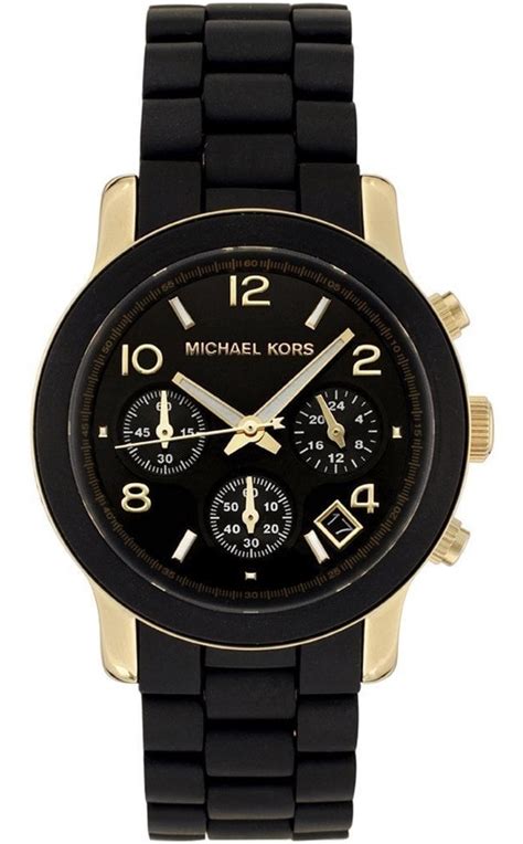 michael kors women's mk5191|Michael Kors Women's MK5191 Runway Black Watch.